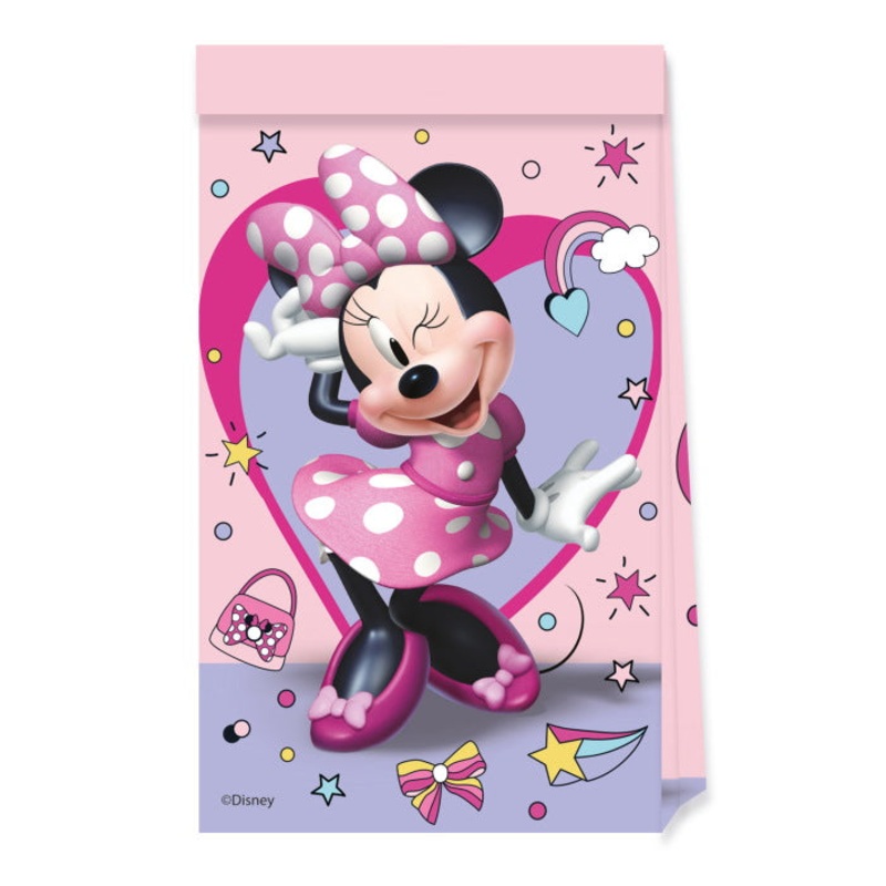 Minnie Mouse Paper Party Bags 4 Pack