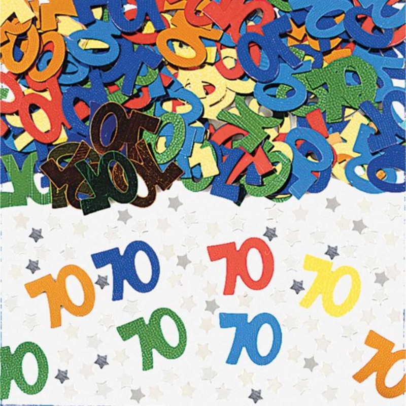 70 Confetti - Multicoloured