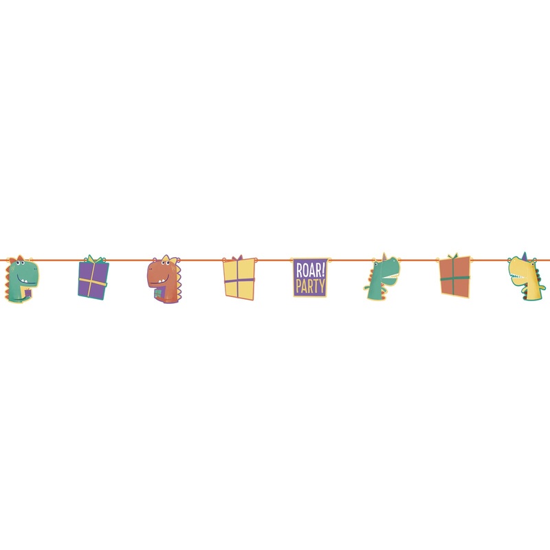 Dinosaur Themed Birthday Banner