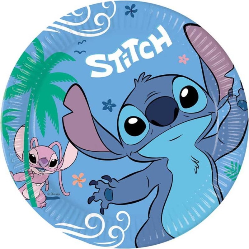 Lilo and Stitch Paper Party Plates 8 Pack