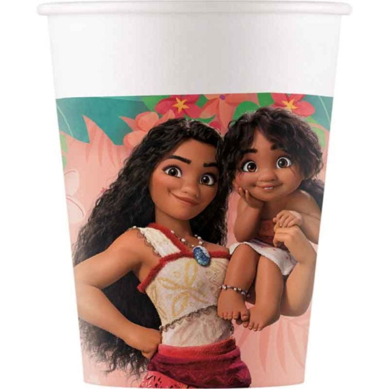 Moana Party Cups 8 Pack