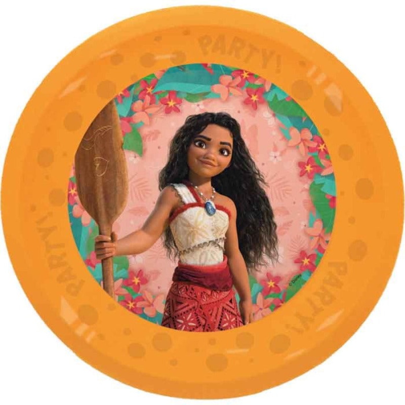 Moana Plastic Plates 4 Pack