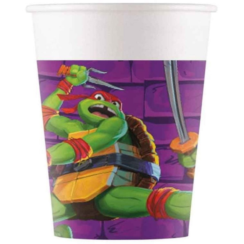 Ninja Turtle Cup Pack of 8