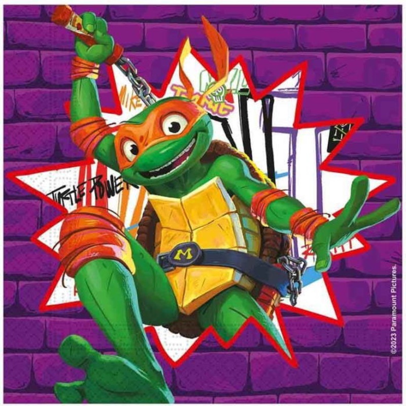 Ninja Turtle Napkins 20 Pack