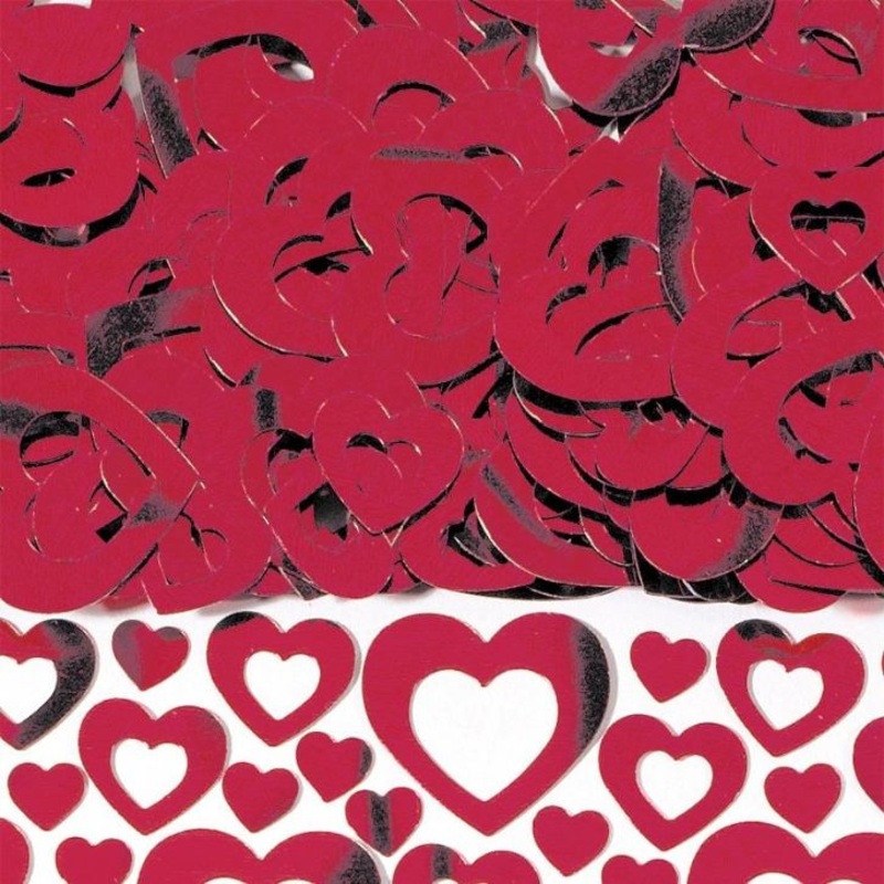 Red Heart Table Confetti