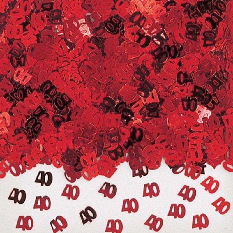 Ruby Red 40 Table Confetti | Decoration - Buy Online