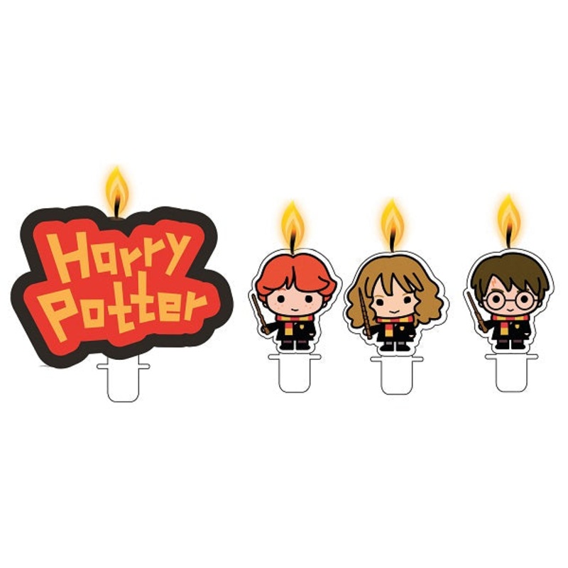 Harry Potter Candles Pack of 4