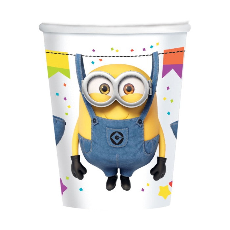 Minions Paper Cups Pack of 8