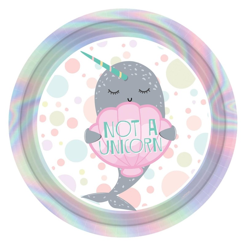 Narwhal Party Plates Pack of 8