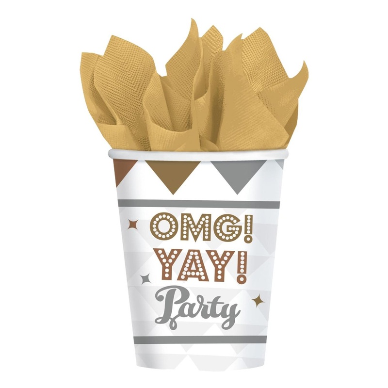 OMG! Engagement Party Cups Pack of 8