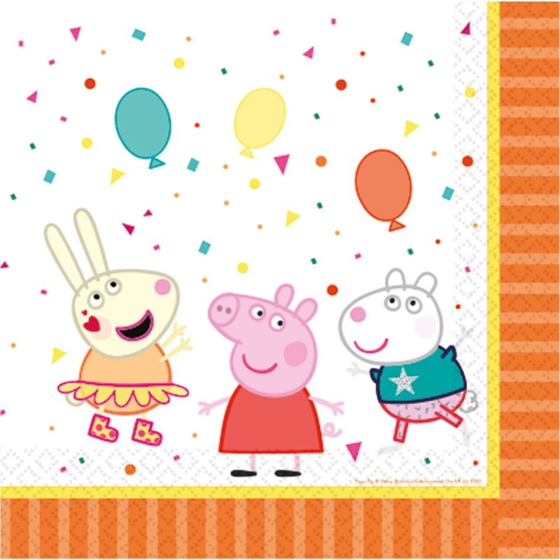 Peppa Pig Napkins Pack of 16