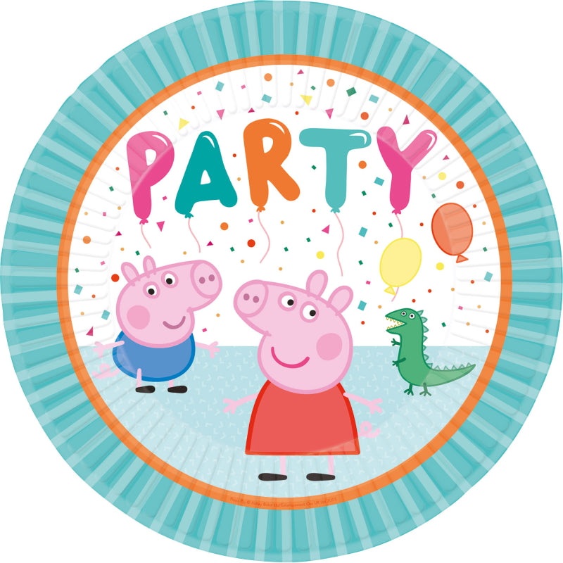 Peppa Pig Paper Plates Pack of 8