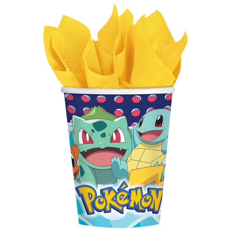 Pokemon Paper Cups Pack of 8