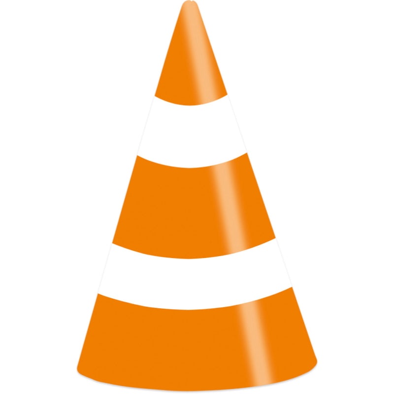 Road Vehicle Party Hats Pack of 8