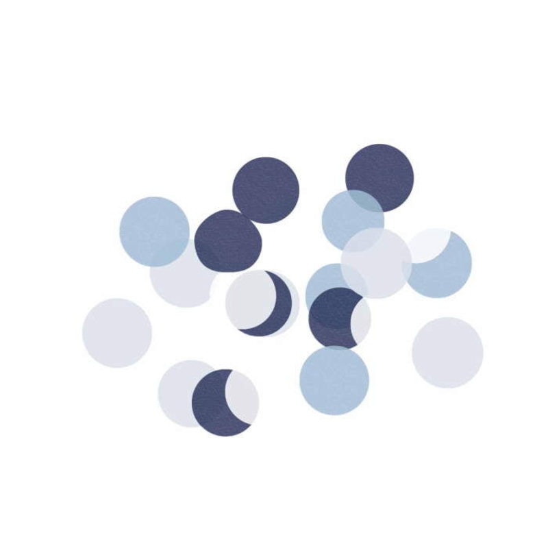Blue Tissue Paper Confetti | Decoration
