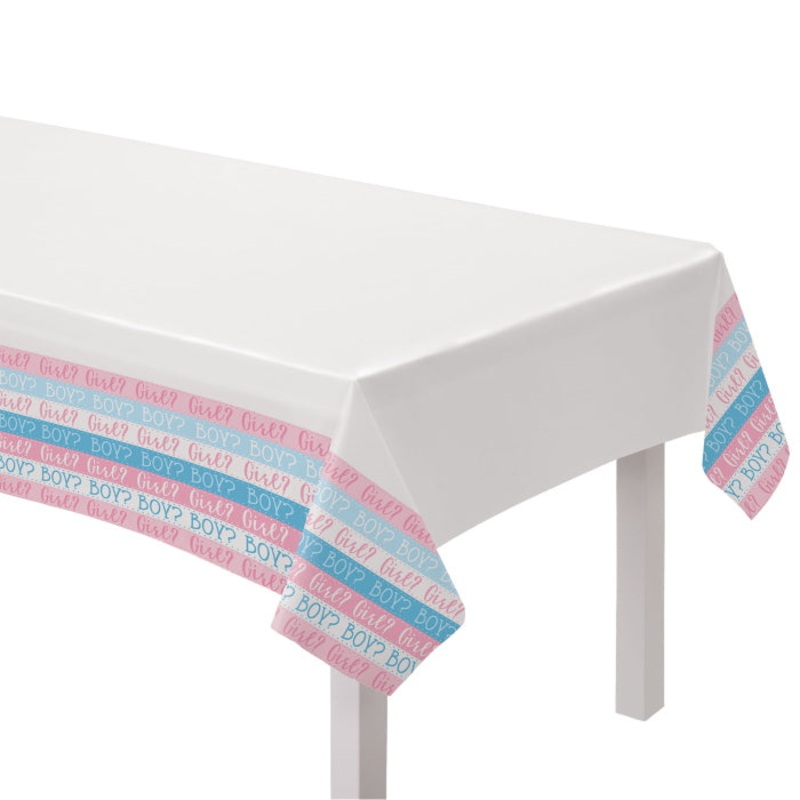 Gender Reveal Tablecloth