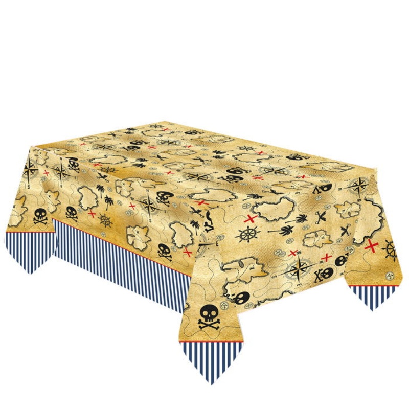 Paper Pirate Map Tablecloth