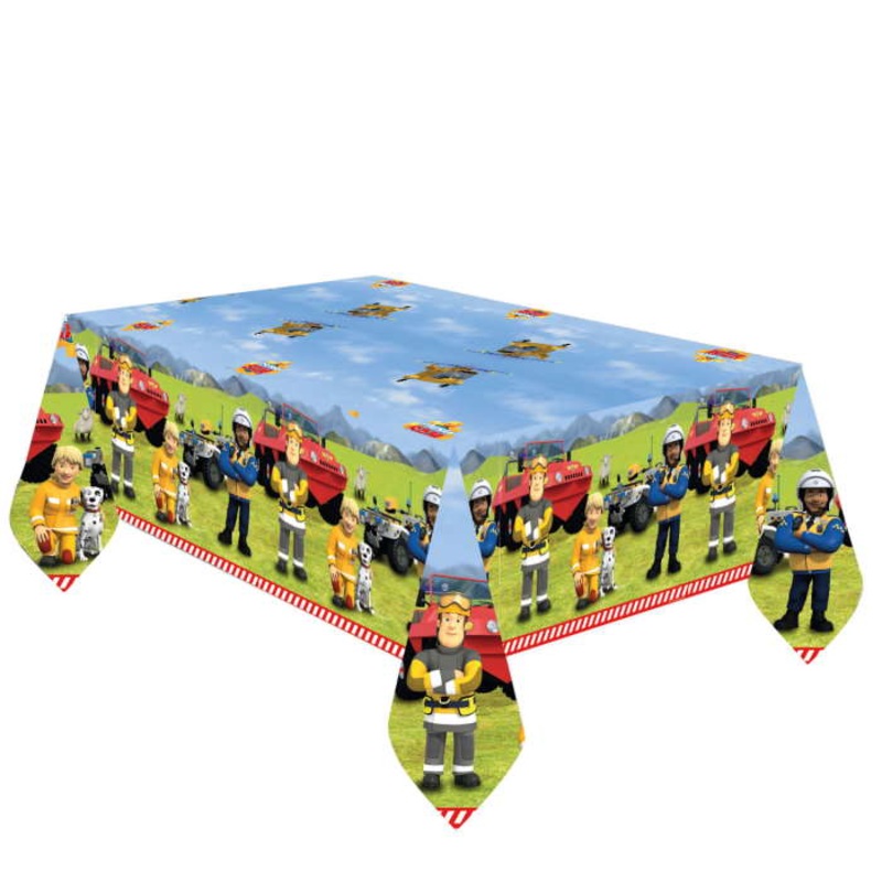Fireman Sam Tablecloth Paper 120 x 180cm