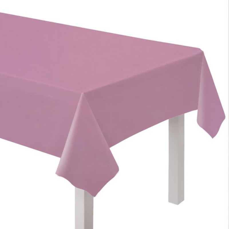 Lavender Plastic Tablecover 1.37 x 2.74 metres