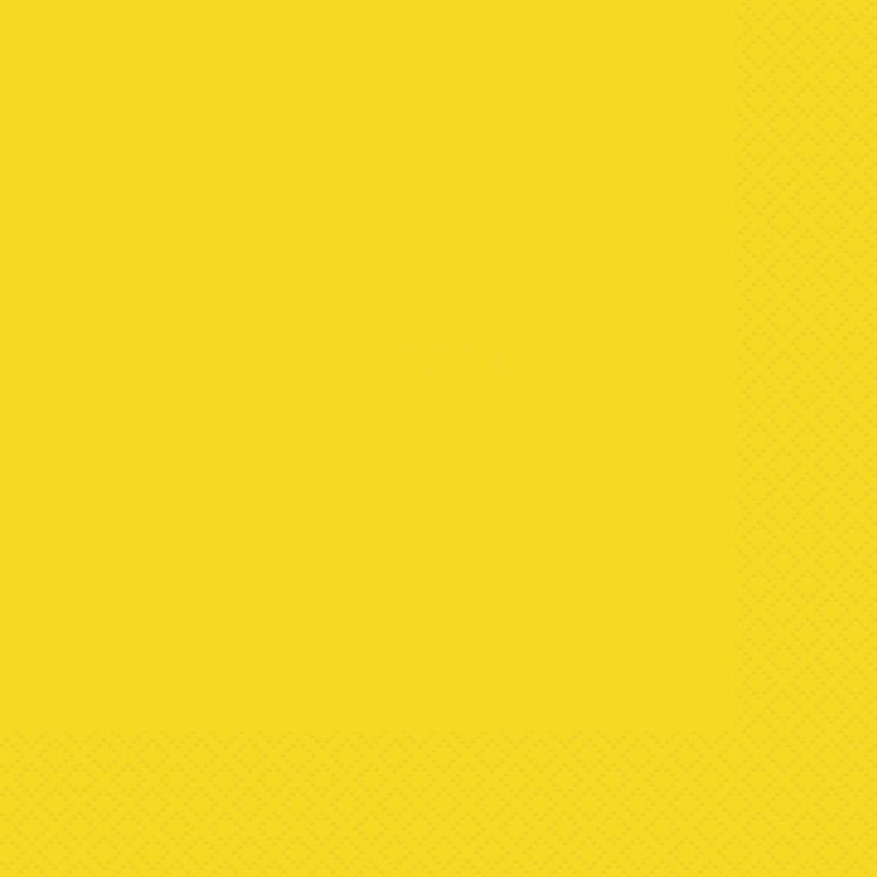 Neon Yellow Party Napkins | Serviettes Pack of 20