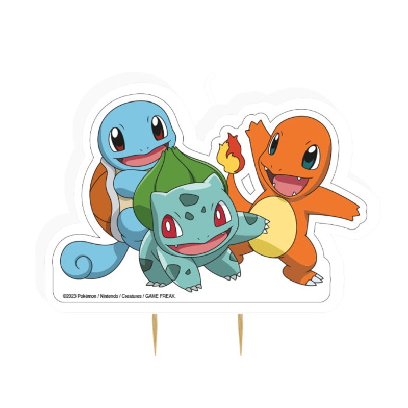 Pokemon Cake Candle