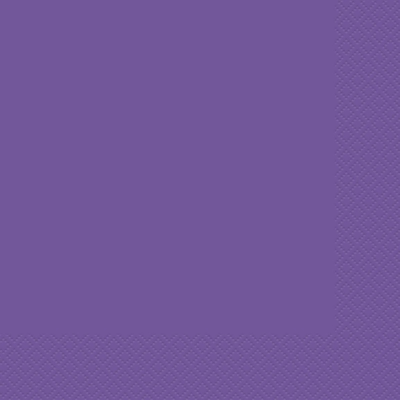 Purple Neon Party Napkins Pack of 20