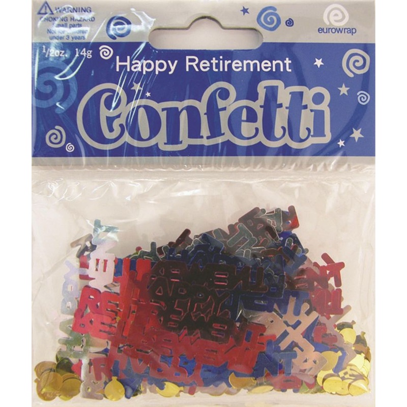 Happy Retirement Party Table Confetti | Decoration - Buy Online