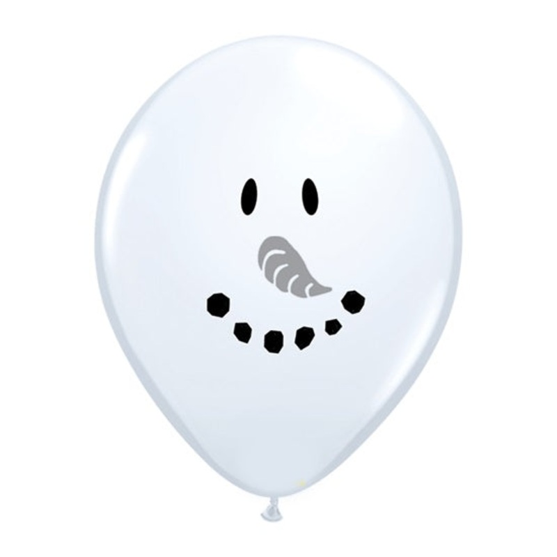 Snowman Balloon - 5 inch Latex