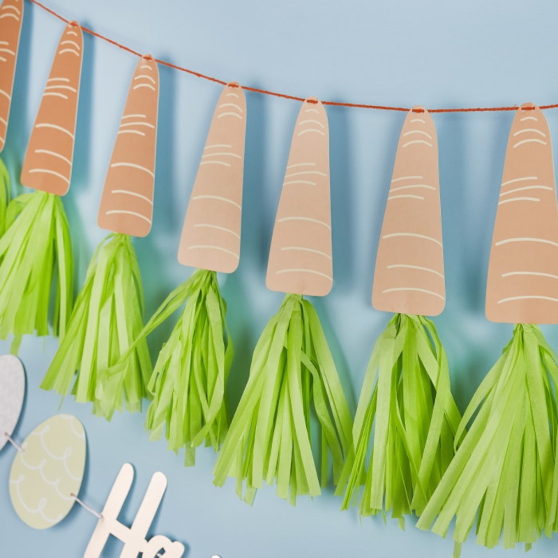 Carrot Tassel Garland Banner 2 metre