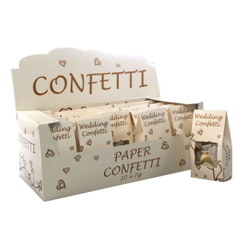 Gold and Ivory Wedding Throwing Confetti