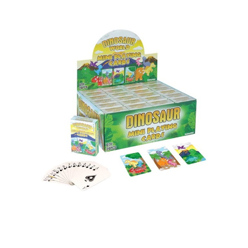 Mini Dinosaur Playing Cards Party Bag Fillers