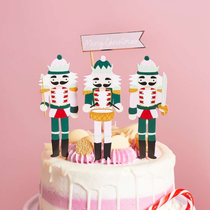 Nutcracker Cake Topper Pack of 4