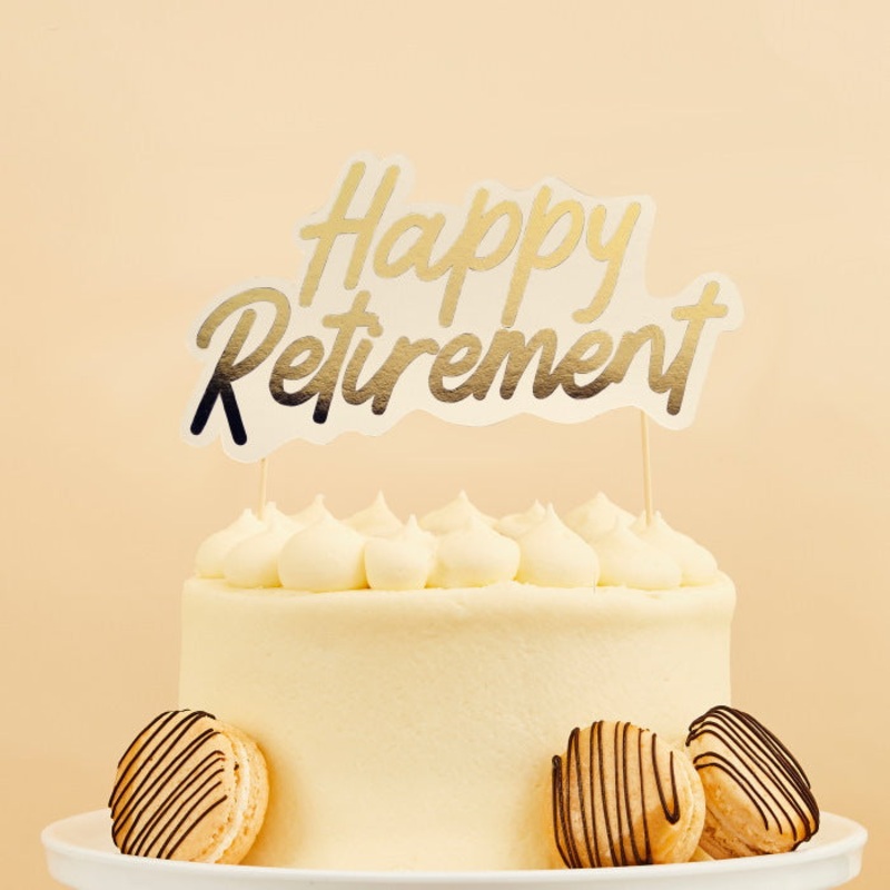 Happy Retirement Card Topper