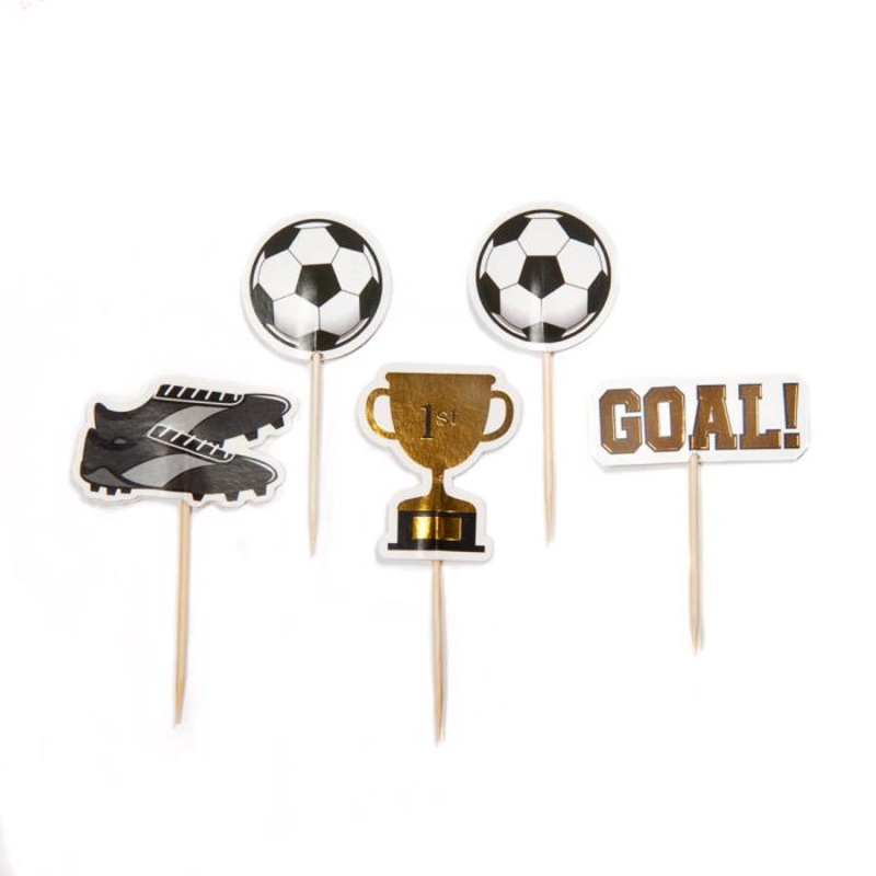 Football Cupcake Toppers Pack of 12