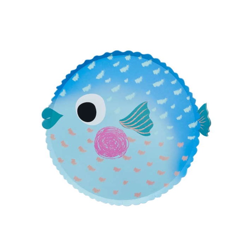 Puffer Fish Paper Plates 8 pack