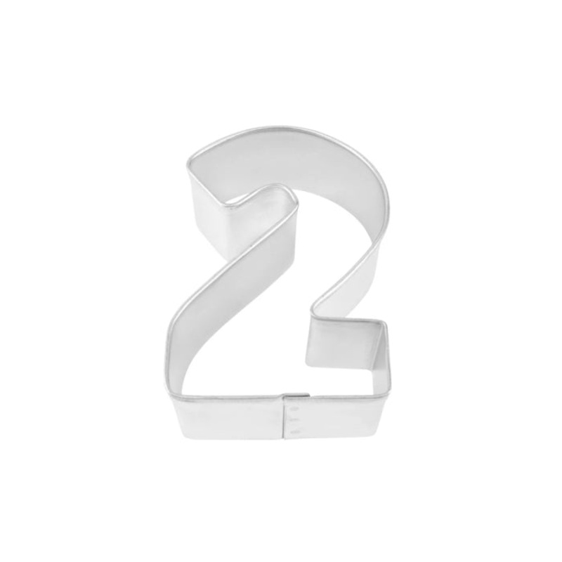 Number 2 Shaped Cookie Cutter